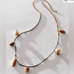 Free People King Suede Shell Belly Chain NWT